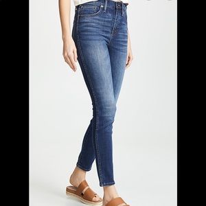Madewell 10” high rise skinny jeans!